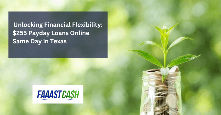 Unlocking Financial Flexibility $255 Payday Loans Online Same Day in Texas