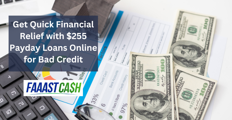 Financial Recovery with $255 Payday Loans Online for Bad Credit