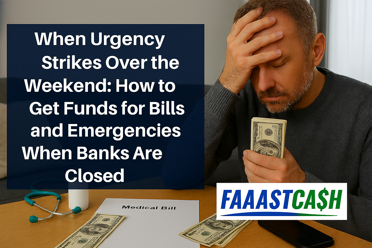 When Urgency Strikes Over the Weekend: How to Get Funds for Bills and Emergencies When Banks Are Closed